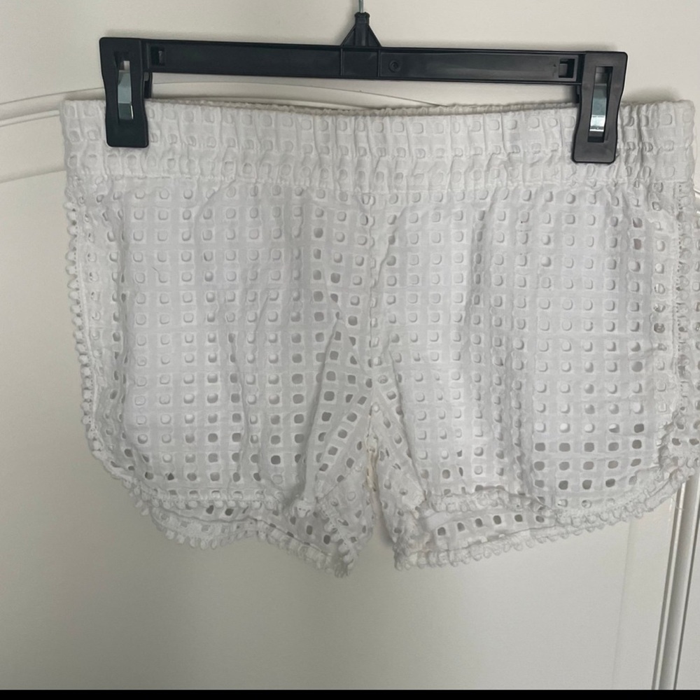 Lilly Pulitzer White Eyelet Shorts
